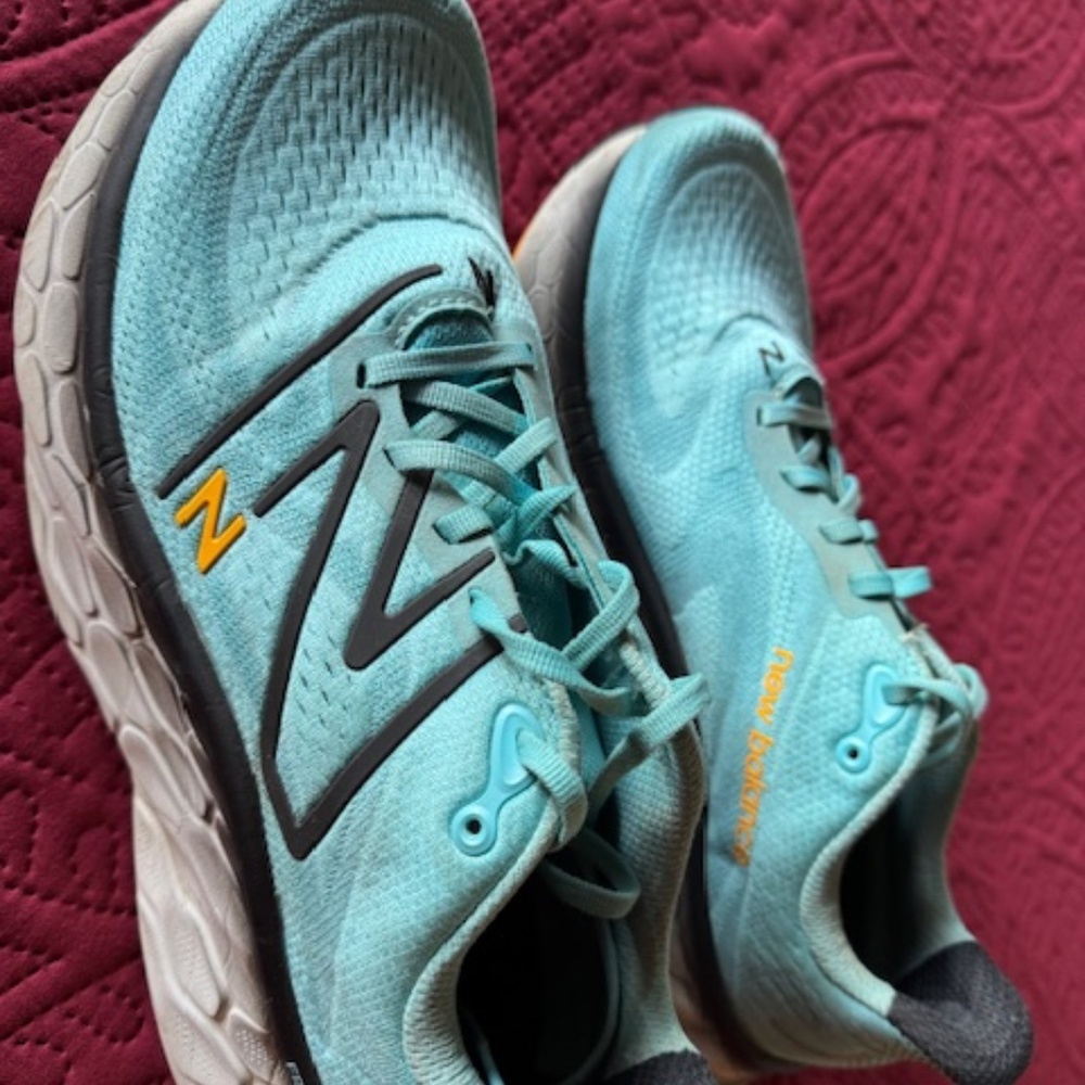 New Balance Fresh Foam X mens 12.5 E , light blue, excellent condition - Picture 5 of 6